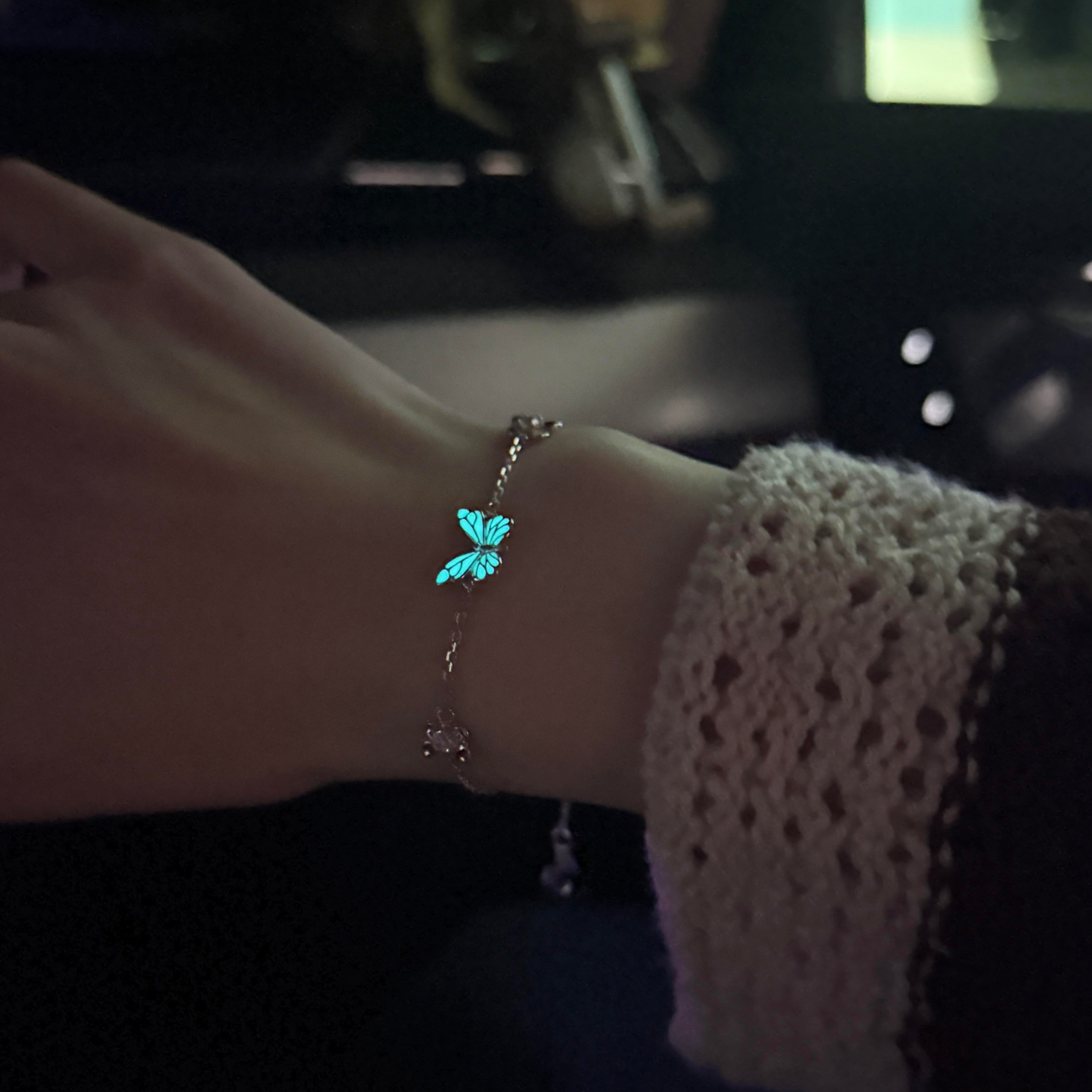 Blue Dream™ | Pulsera Mariposa Azul Luminosa