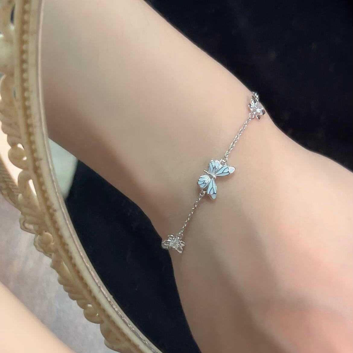Blue Dream™ | Pulsera Mariposa Azul Luminosa