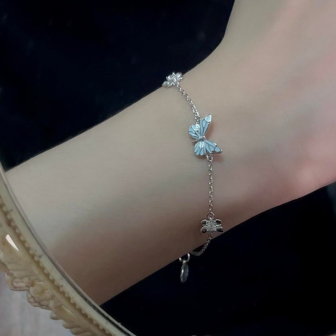 Blue Dream™ | Pulsera Mariposa Azul Luminosa