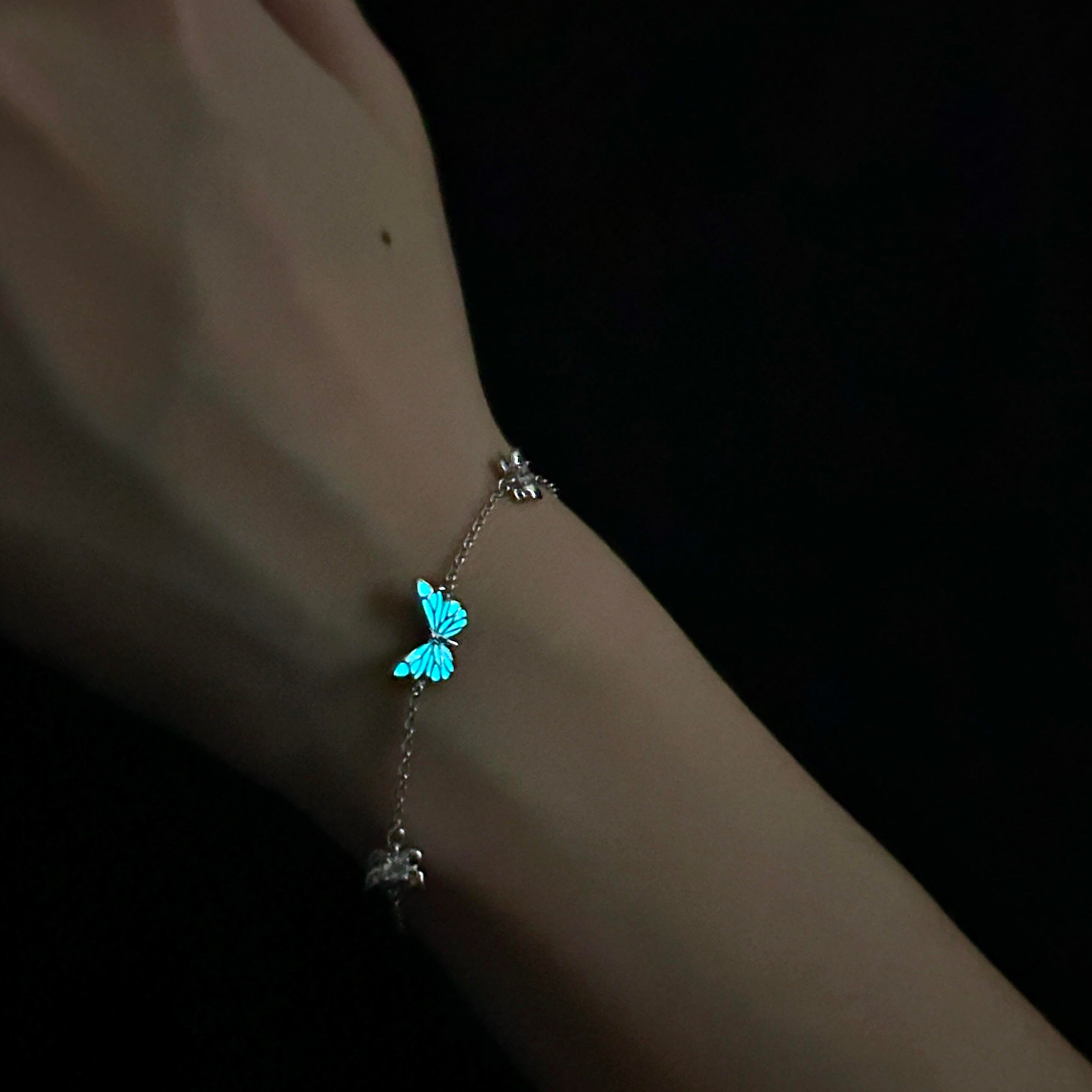 Blue Dream™ | Pulsera Mariposa Azul Luminosa