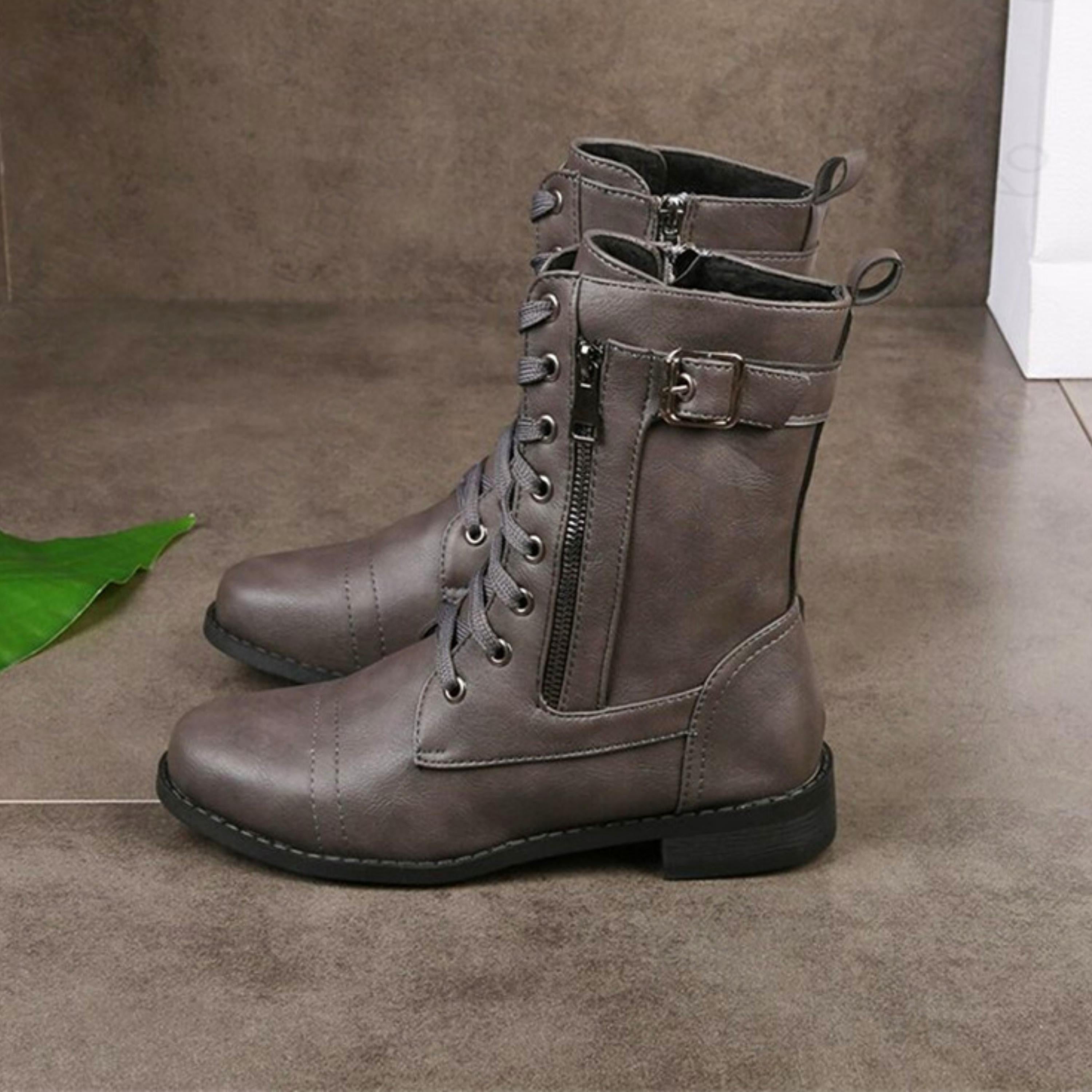 Lina™ - Botas de Cuero para Invierno