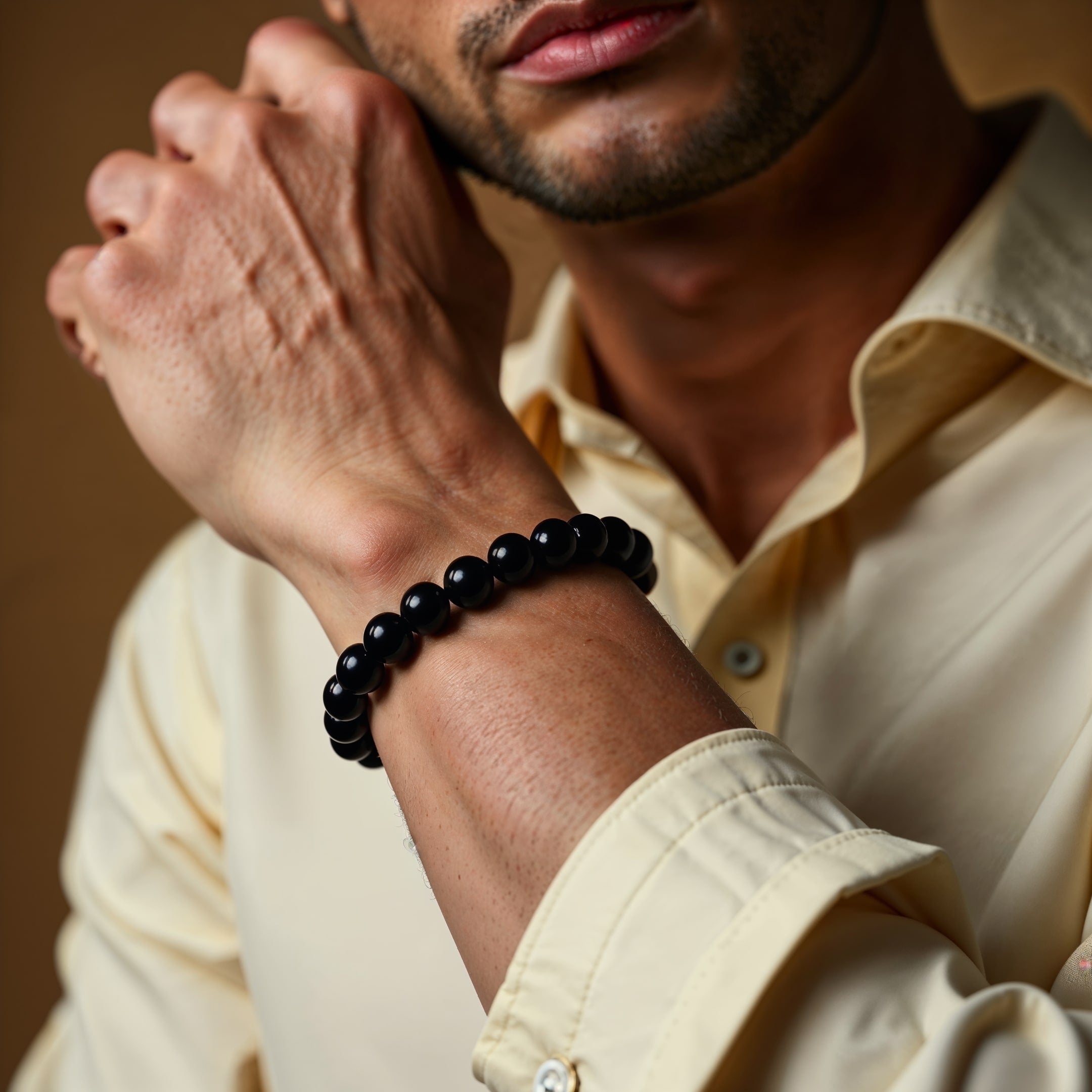 Rembrandt™ | Pulsera de Turmalina Negra Natural de Protección