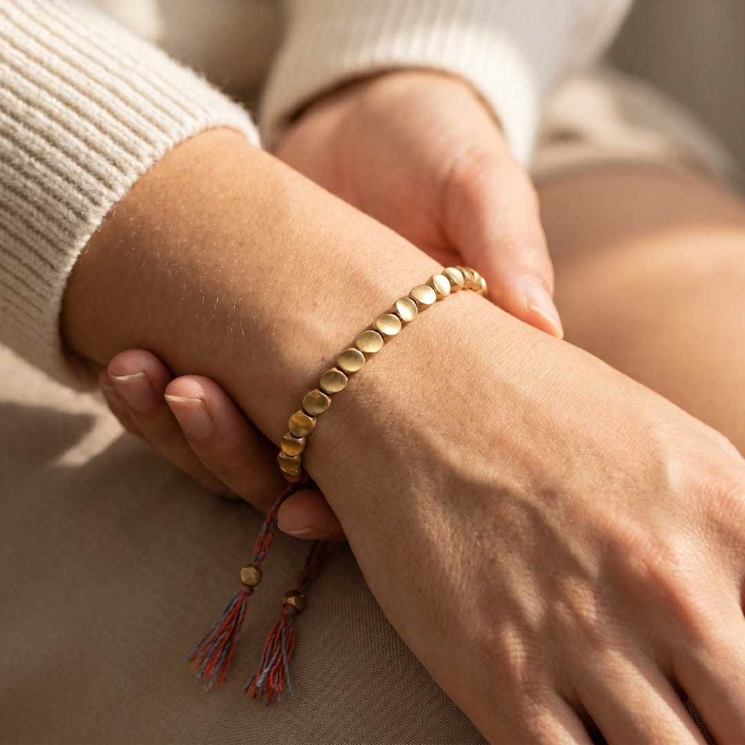 Tenzin™ | Pulsera Tibetana de Cuentas de Cobre