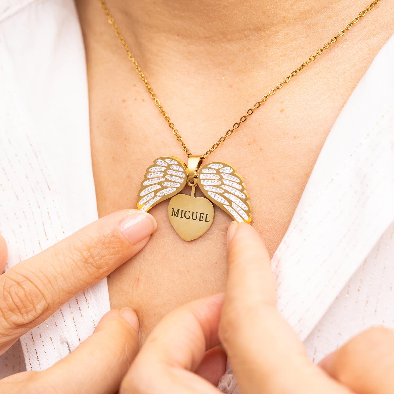 Collar Personalizado "Mi Ángel" con Nombre