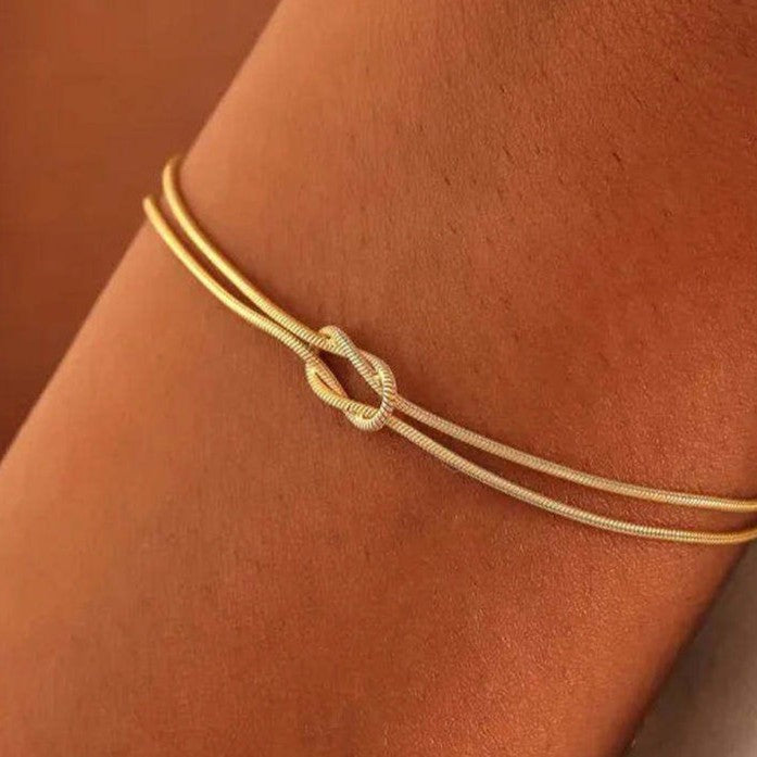 Pulsera Infinito Oro Clásico