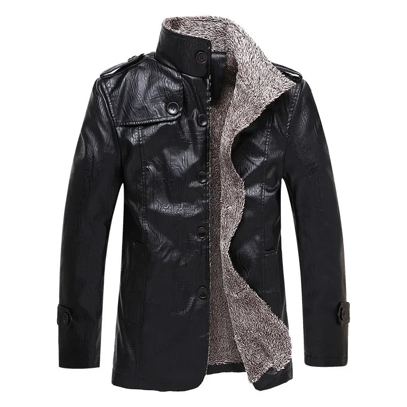 LOUIS™ | Chamarra de Invierno de Cuero