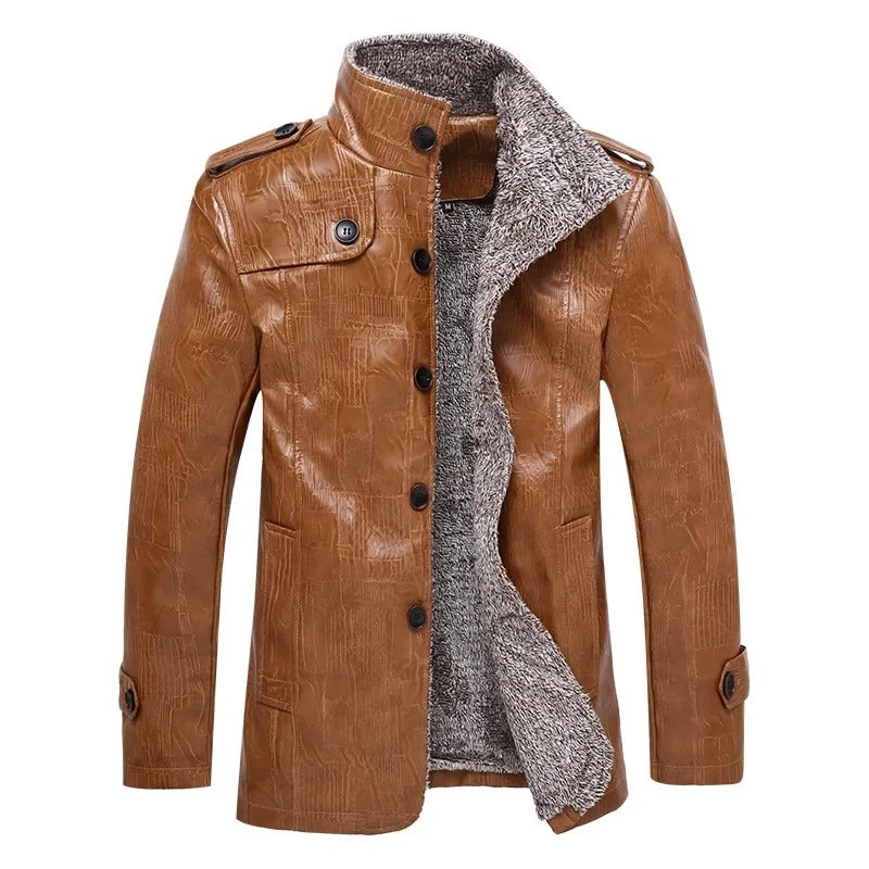 LOUIS™ | Chamarra de Invierno de Cuero