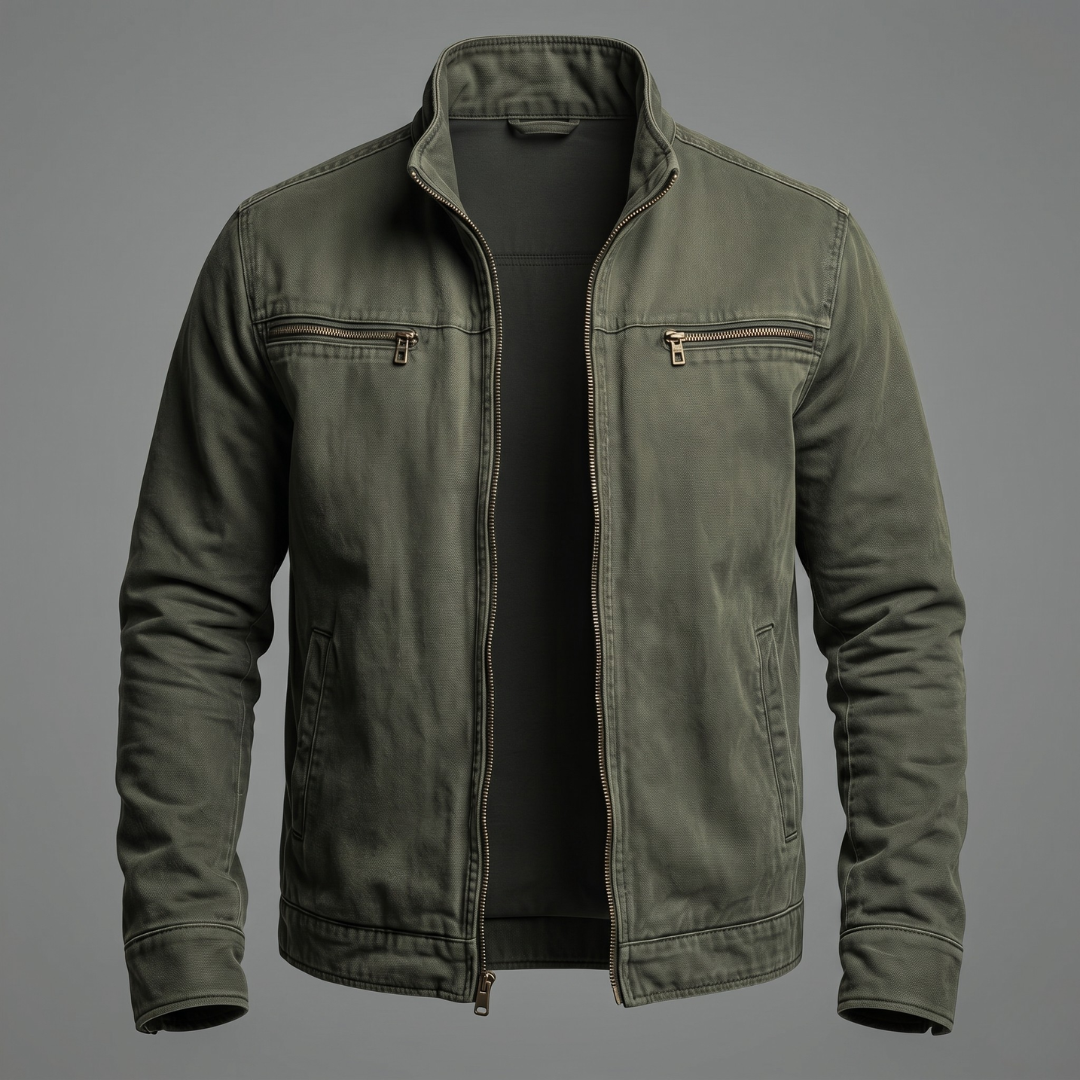 Carlos™ | Chamarra Vintage de Algodón