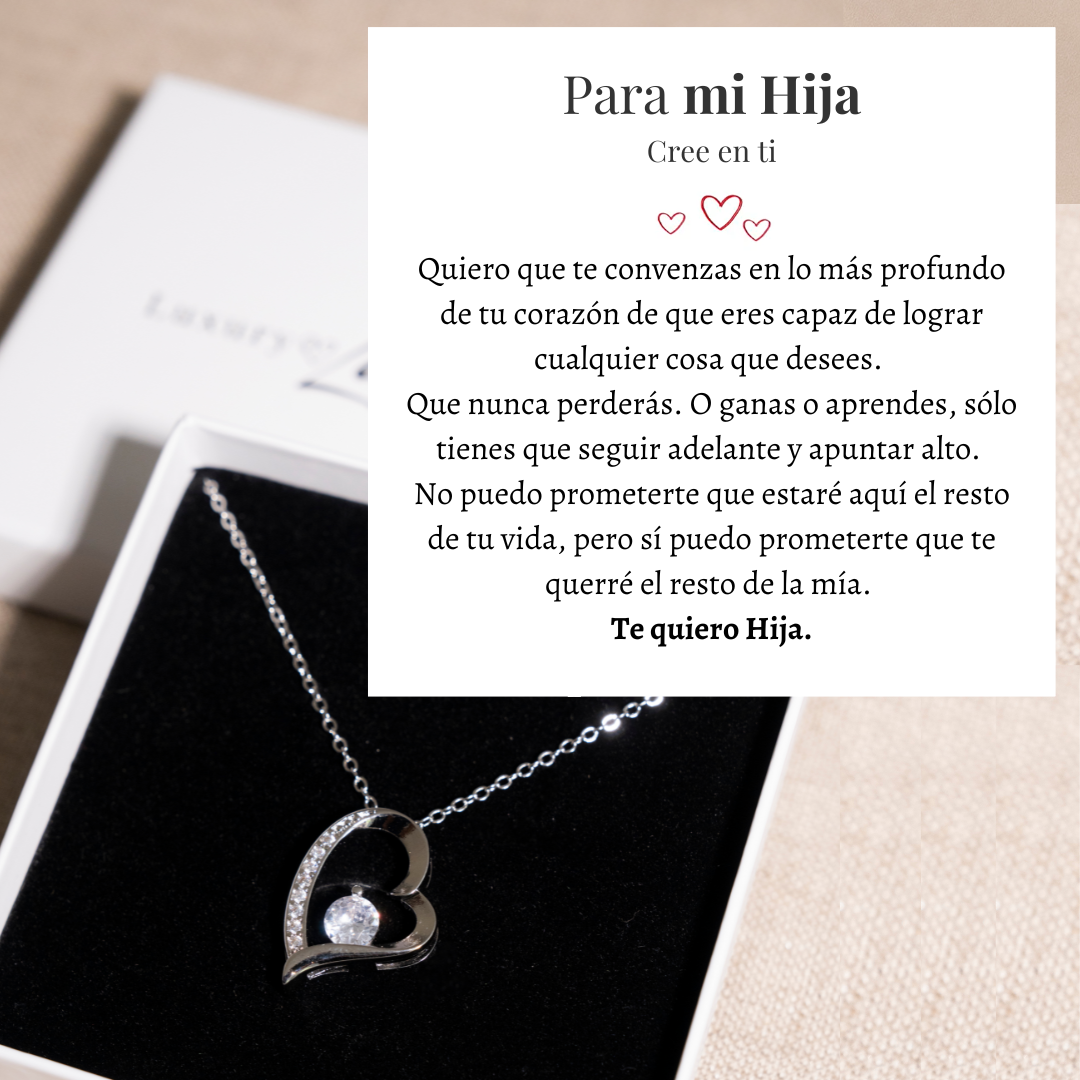 Amor Eterno™ | Collar Para Mi Hija Con Carta Especial