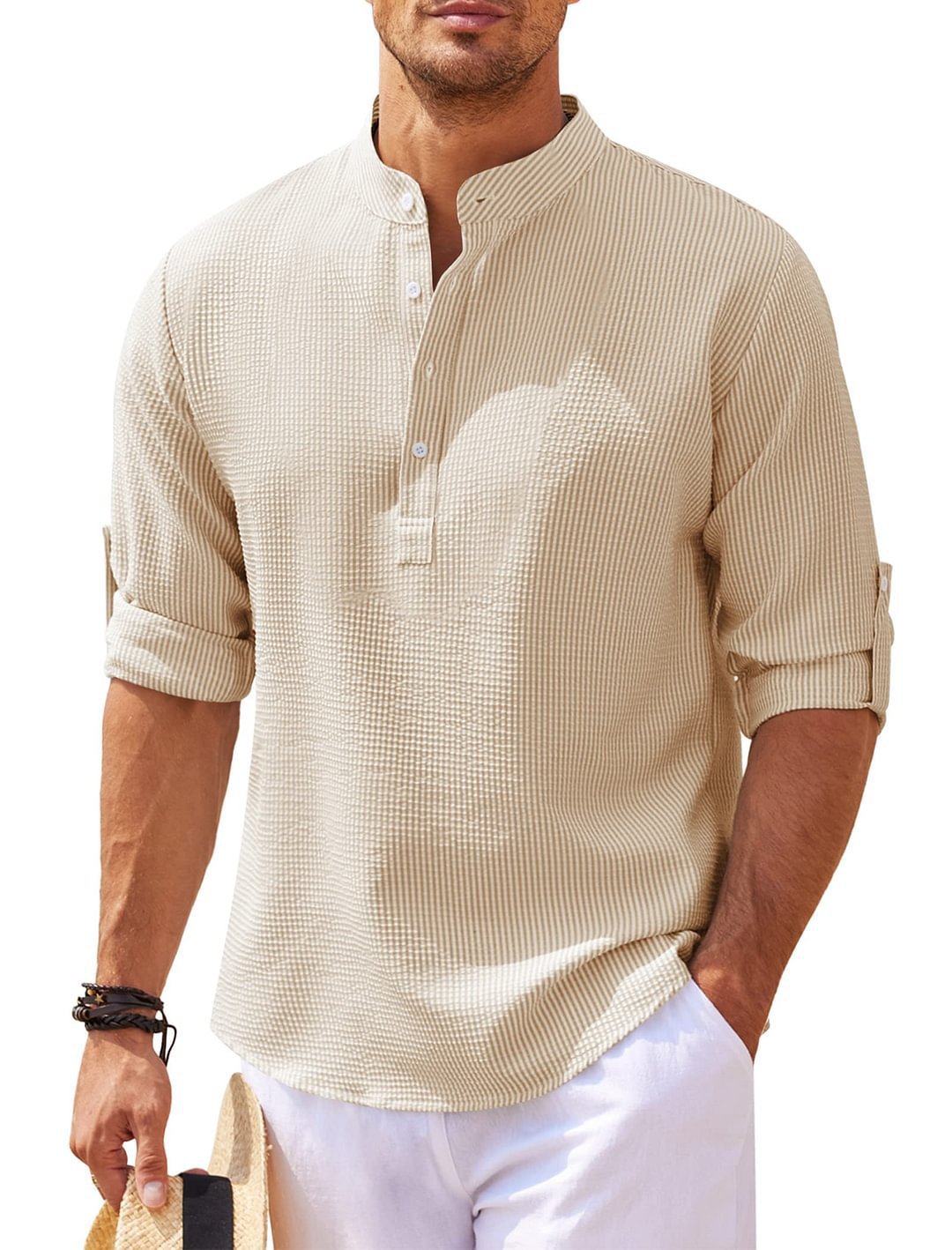 Víctor™ | Camisa elegante de manga 3/4