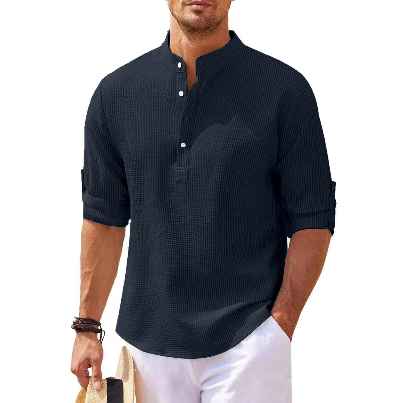 Víctor™ | Camisa elegante de manga 3/4