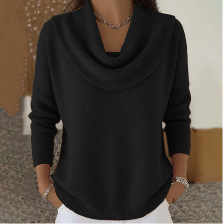 Julia - Suéter con Cuello Drapeado - vista 3