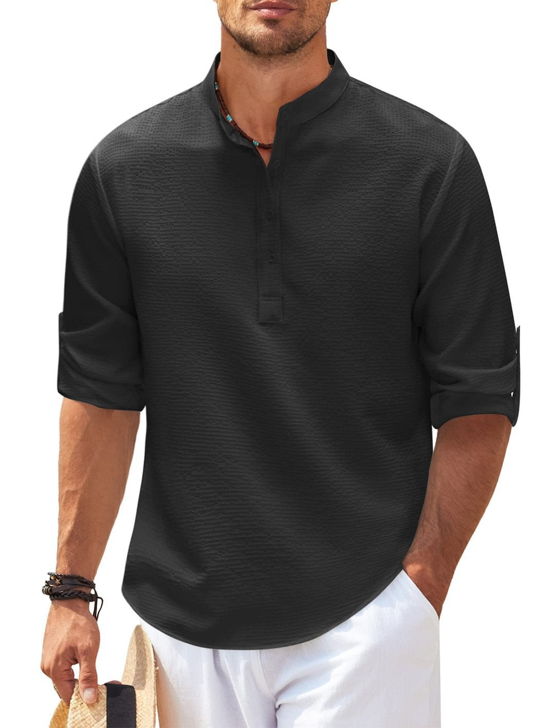 Víctor™ | Camisa elegante de manga 3/4