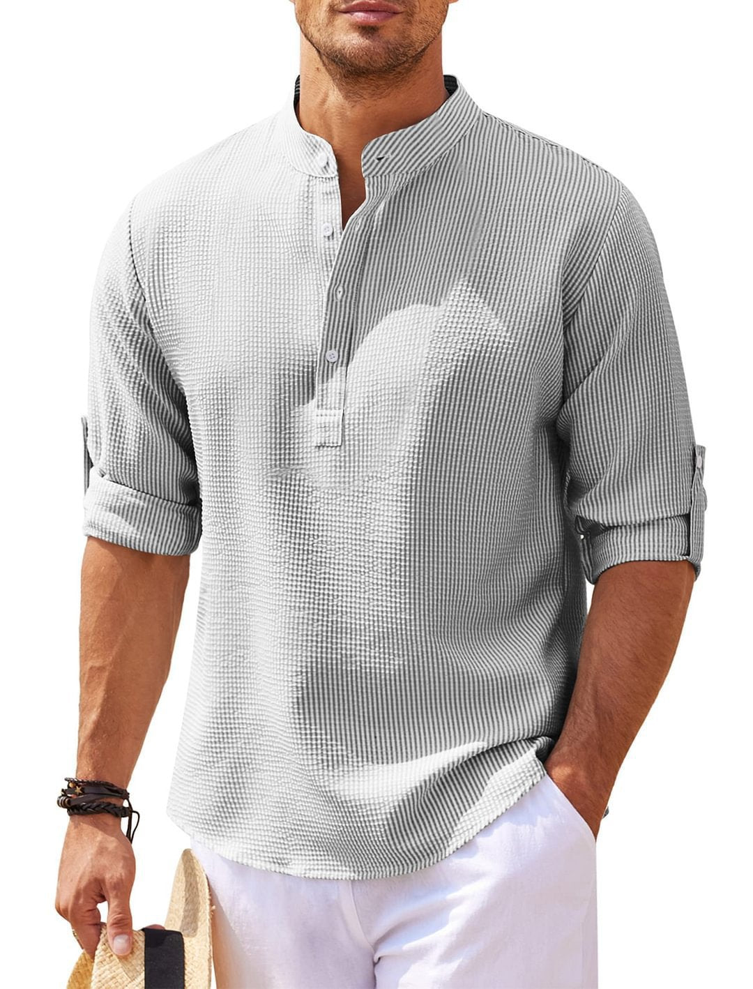 Víctor™ | Camisa elegante de manga 3/4