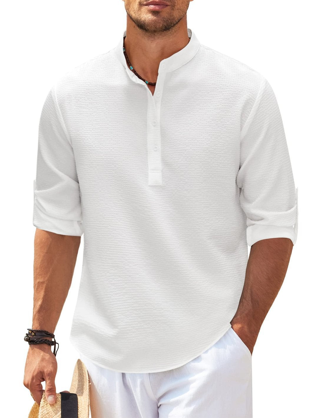 Víctor™ | Camisa elegante de manga 3/4