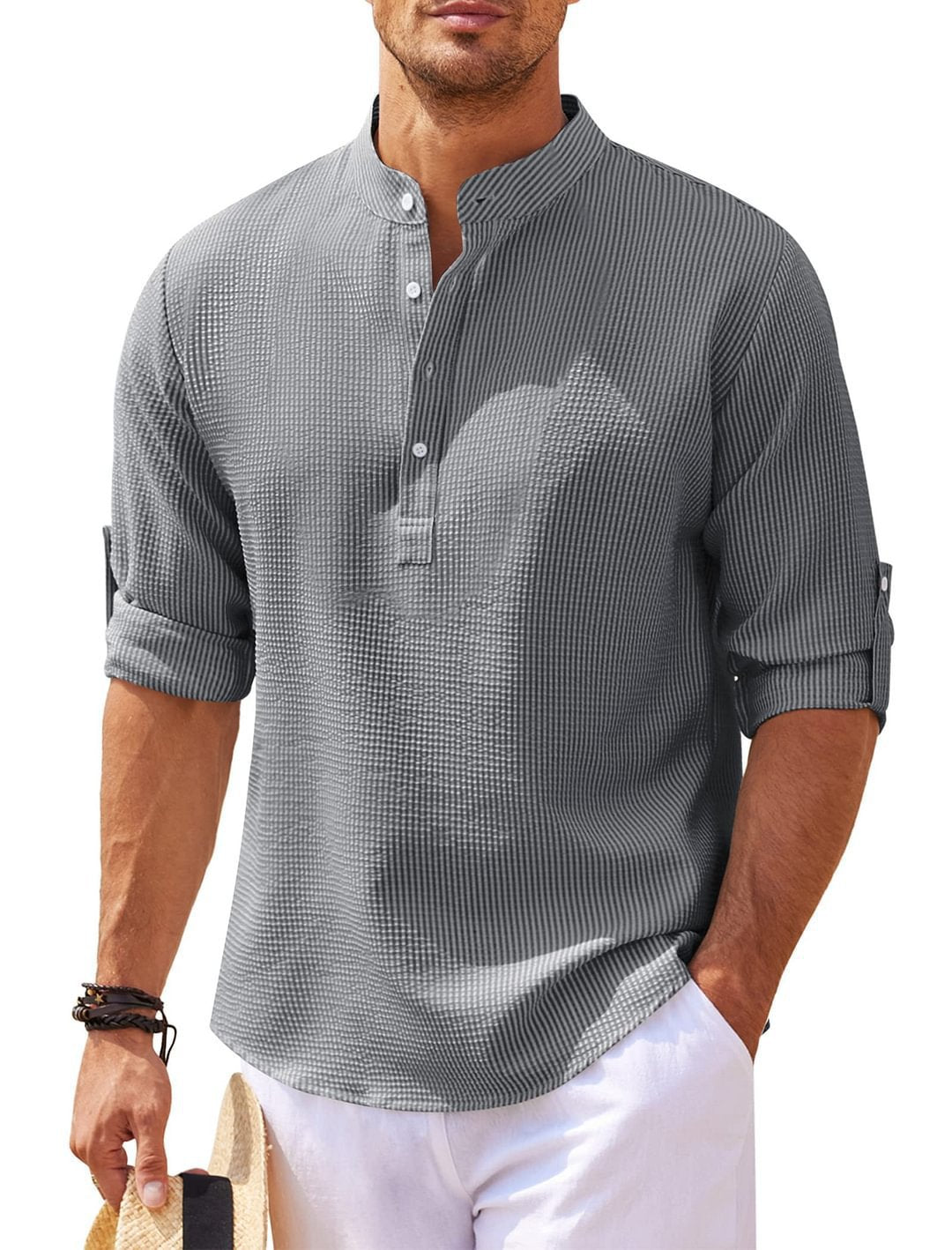 Víctor™ | Camisa elegante de manga 3/4
