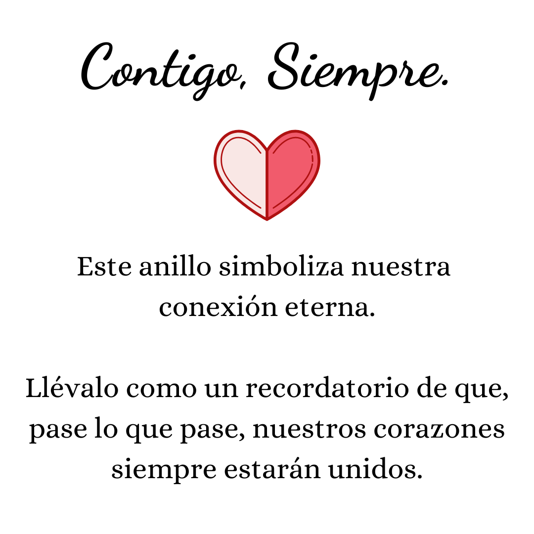 Siempre Contigo™ | Anillo De Amor Eterno