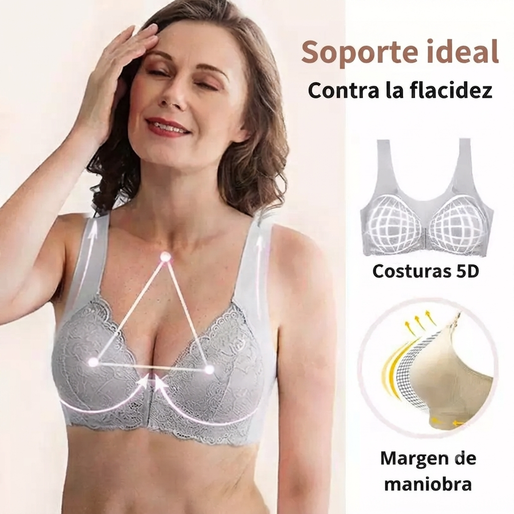 (PACK DE 3) Brasieres Moldeadores sin Varilla con Broche Frontal ComfortFit™