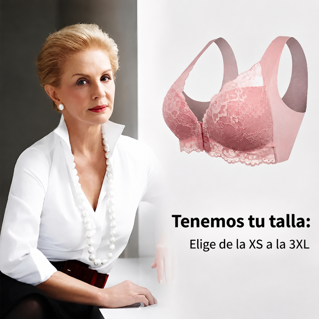 (PACK DE 3) Brasieres Moldeadores sin Varilla con Broche Frontal ComfortFit™