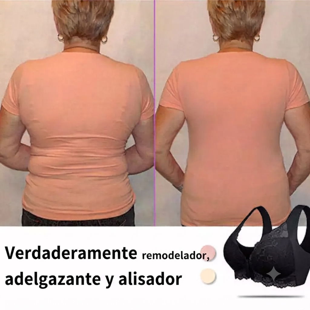 (PACK DE 3) Brasieres Moldeadores sin Varilla con Broche Frontal ComfortFit™