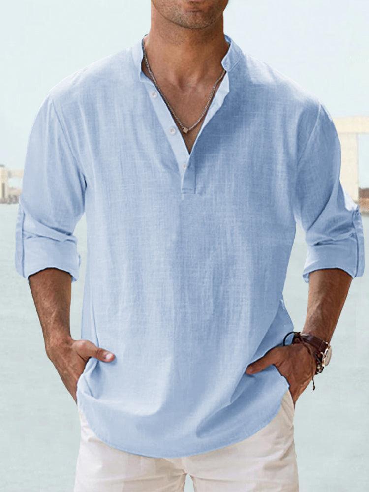 Mateo™ | Camisa de Lino Fresca y Transpirable para Hombre