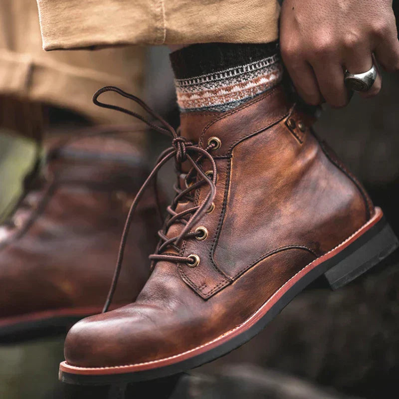 Kelvin™ | Botas Altas de Cuero