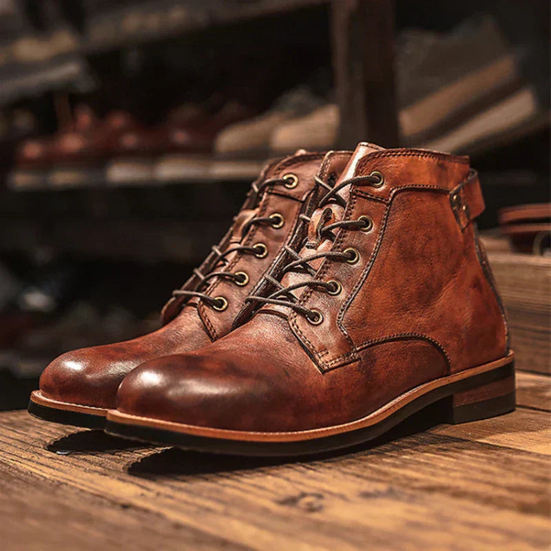 Kelvin™ | Botas Altas de Cuero