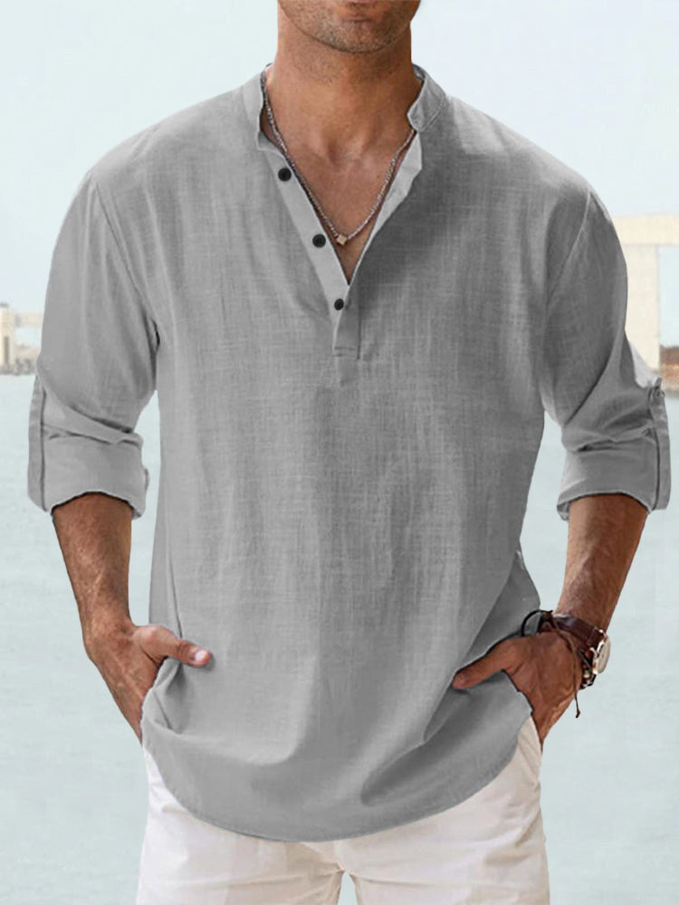 Mateo™ | Camisa de Lino Fresca y Transpirable para Hombre