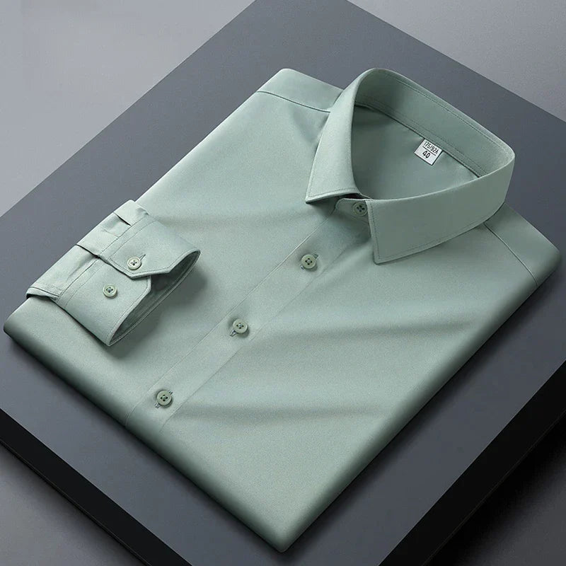 Santi™ | Camisa de manga larga sin arrugas