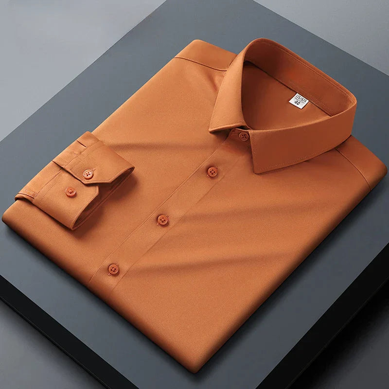 Santi™ | Camisa de manga larga sin arrugas
