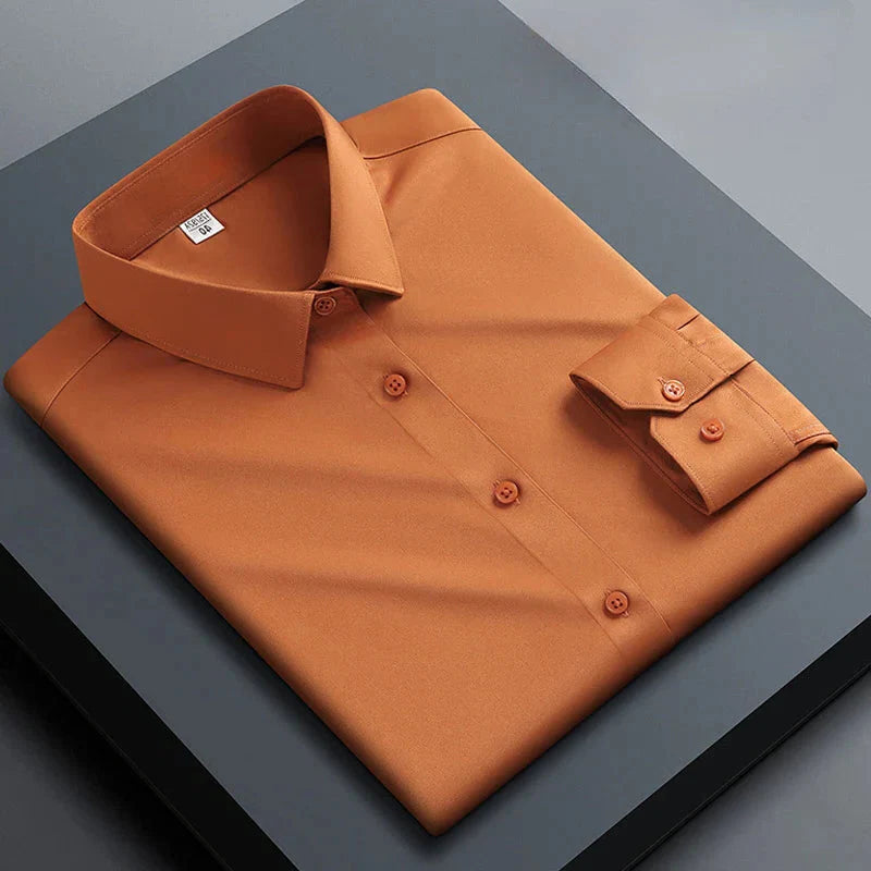 Santi™ | Camisa de manga larga sin arrugas