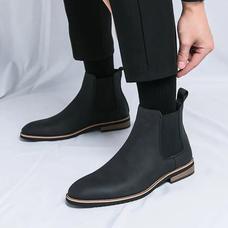 Kayden™ | Botas Tipo Botín de Cuero