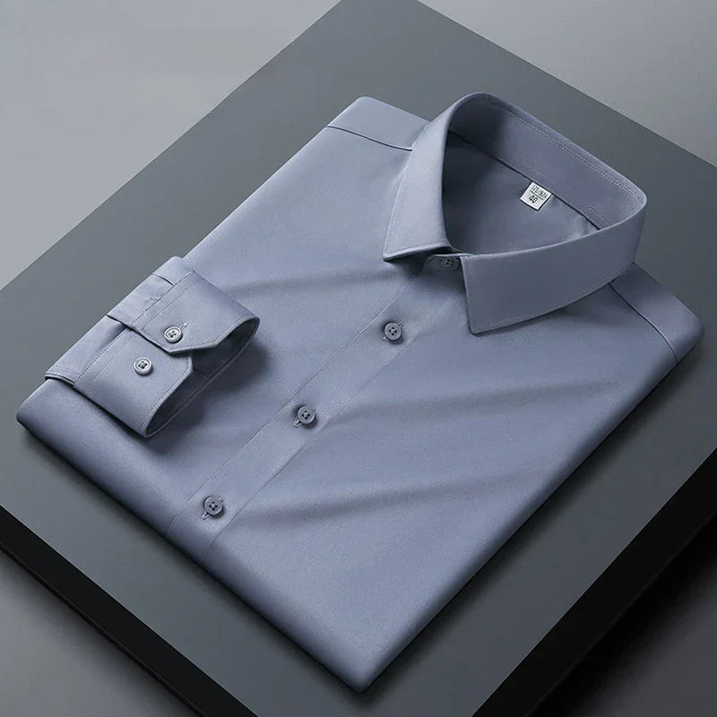 Santi™ | Camisa de manga larga sin arrugas