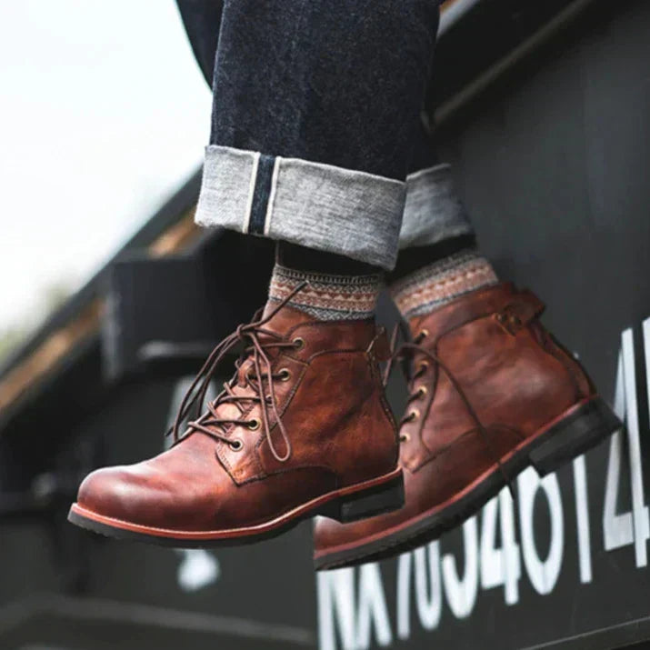 Kelvin™ | Botas Altas de Cuero