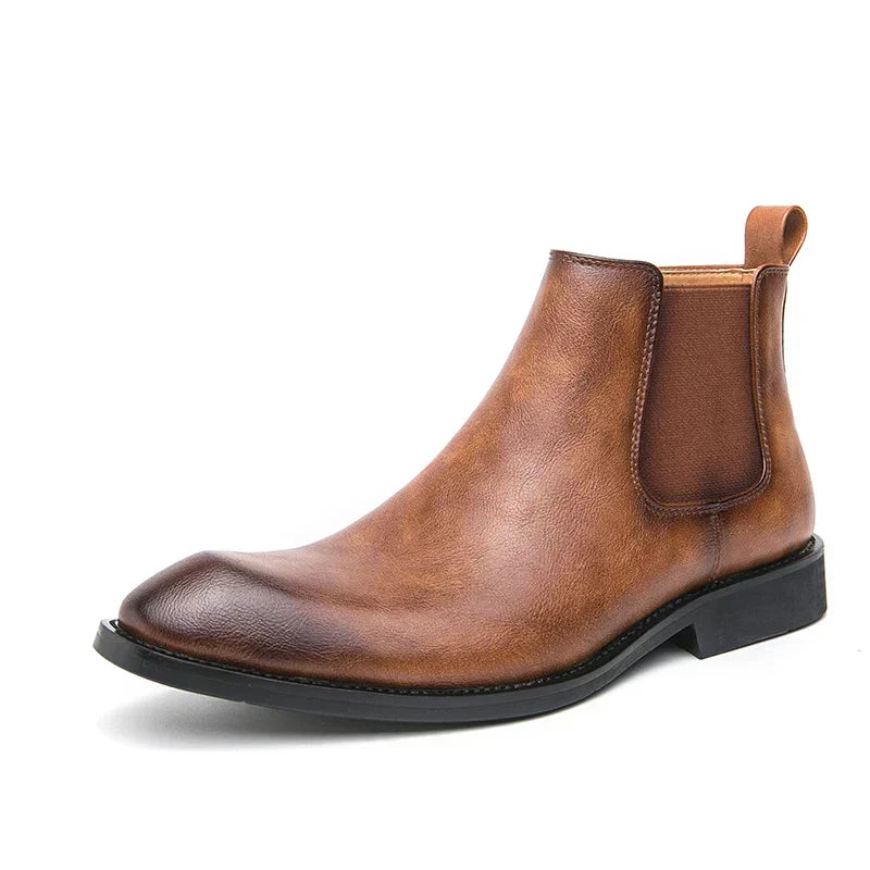 Cooper™ | Botas Tipo Botín de Cuero con Cierre