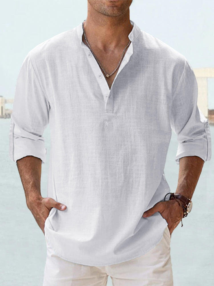 Mateo™ | Camisa de Lino Fresca y Transpirable para Hombre