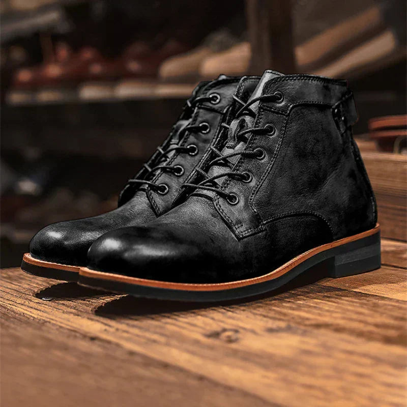 Kelvin™ | Botas Altas de Cuero
