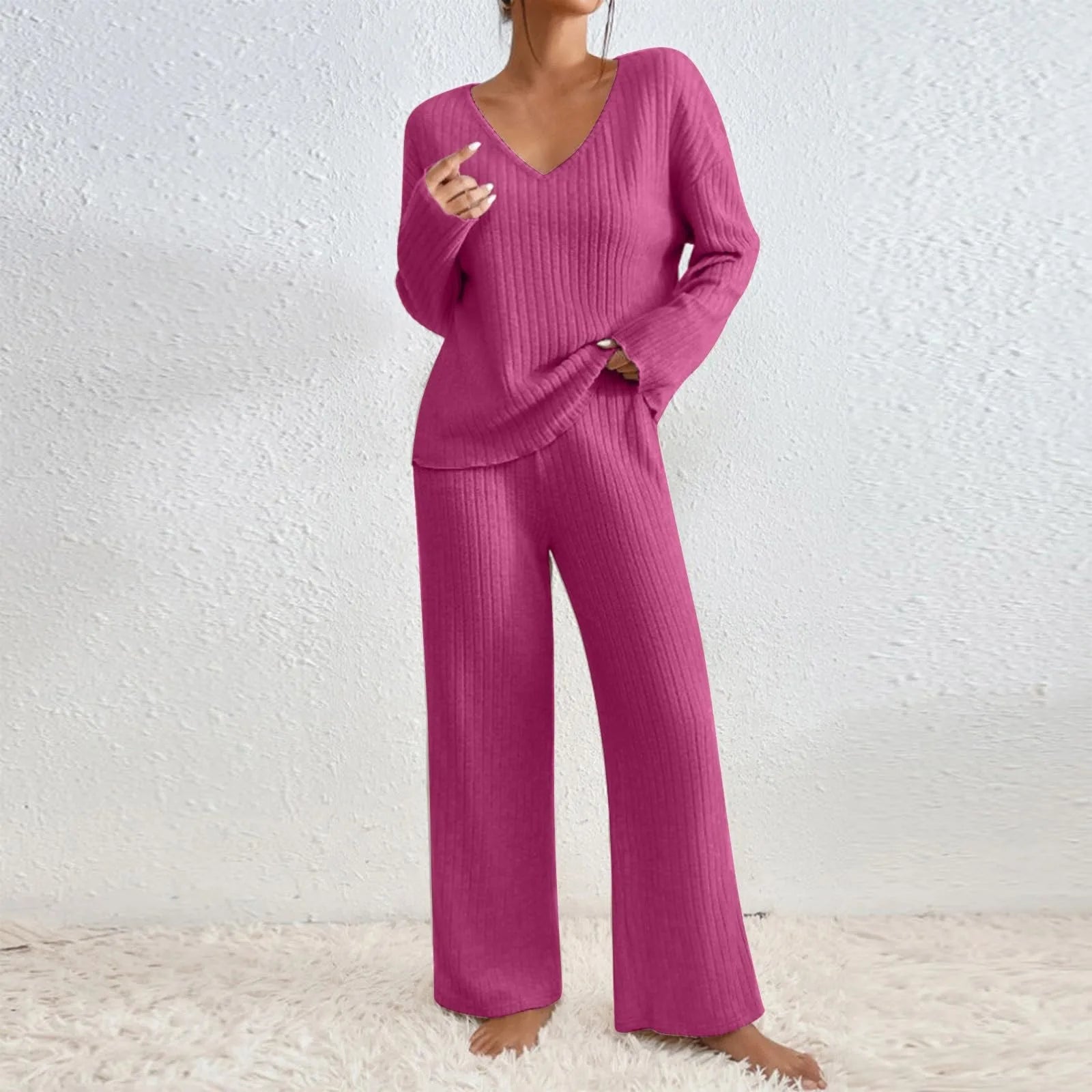 Kathy™ | Conjunto de 2 piezas tejido a mano