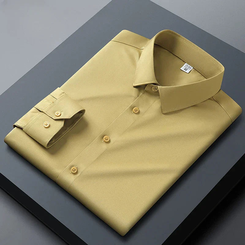 Santi™ | Camisa de manga larga sin arrugas