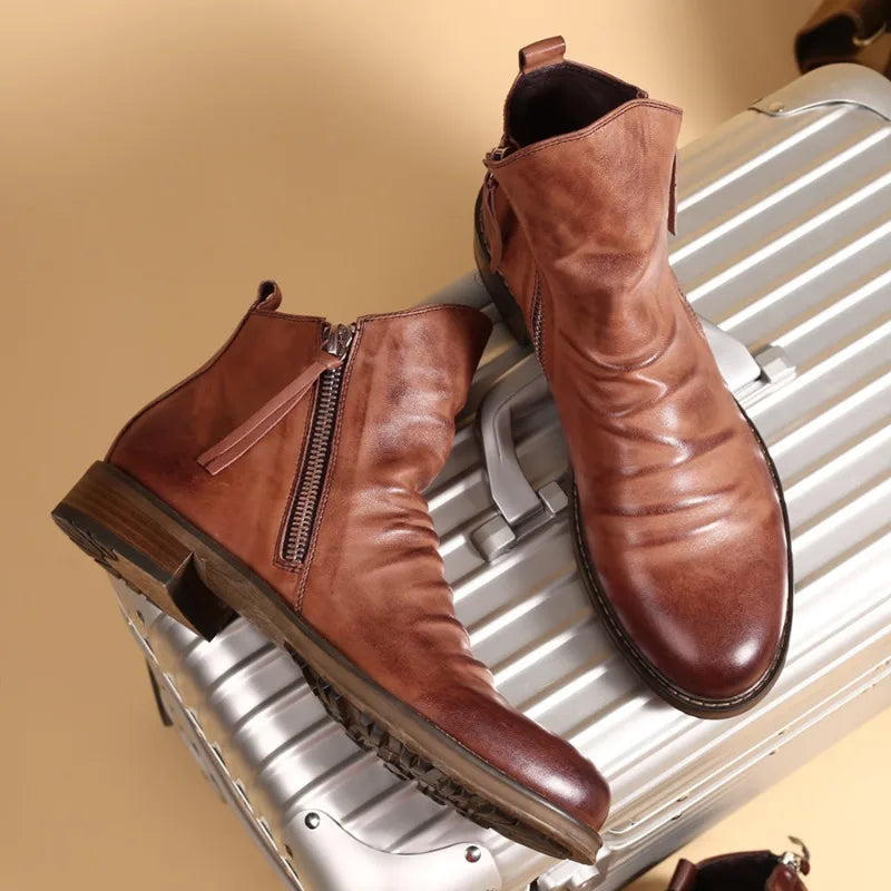 Owens™ | Botines de Cuero Casuales