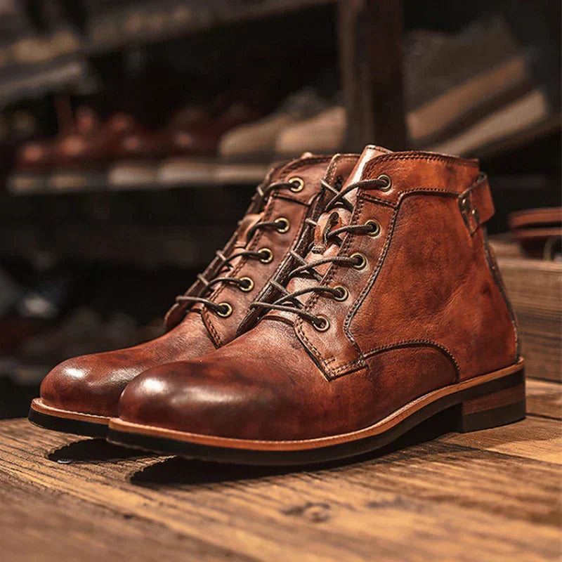 Kelvin™ | Botas Altas de Cuero