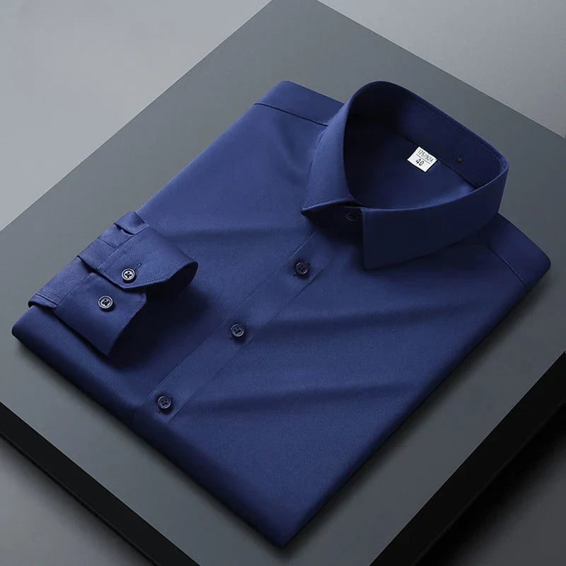 Santi™ | Camisa de manga larga sin arrugas
