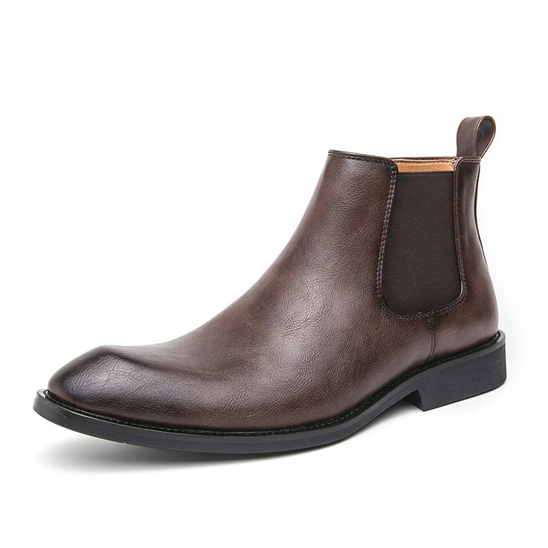 Cooper™ | Botas Tipo Botín de Cuero con Cierre