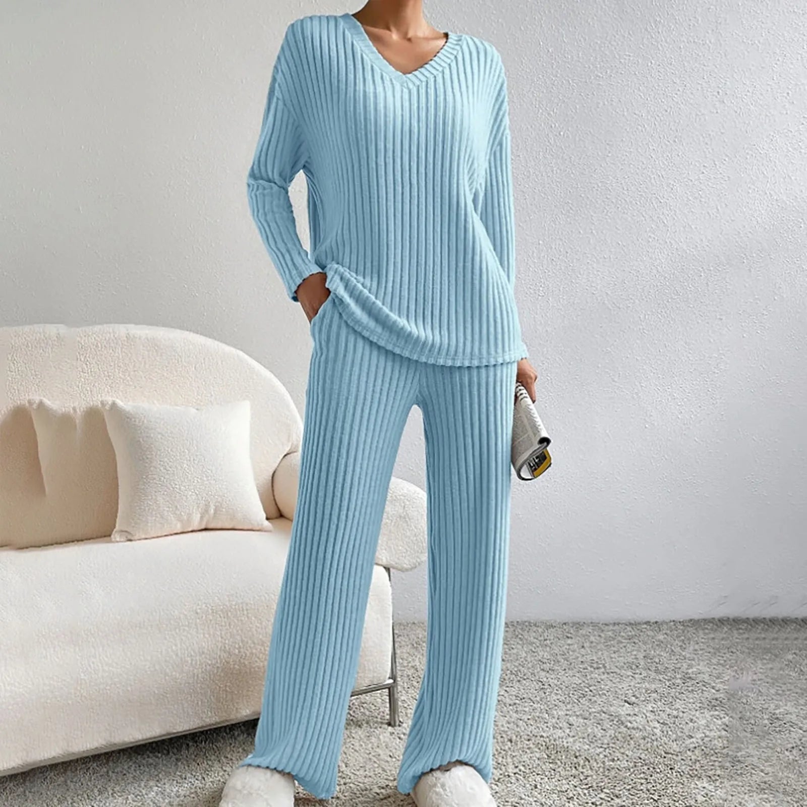Kathy™ | Conjunto de 2 piezas tejido a mano