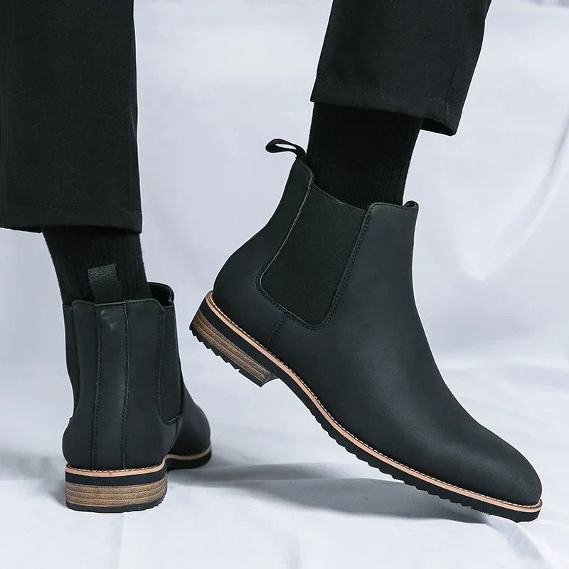 Kayden™ | Botas Tipo Botín de Cuero