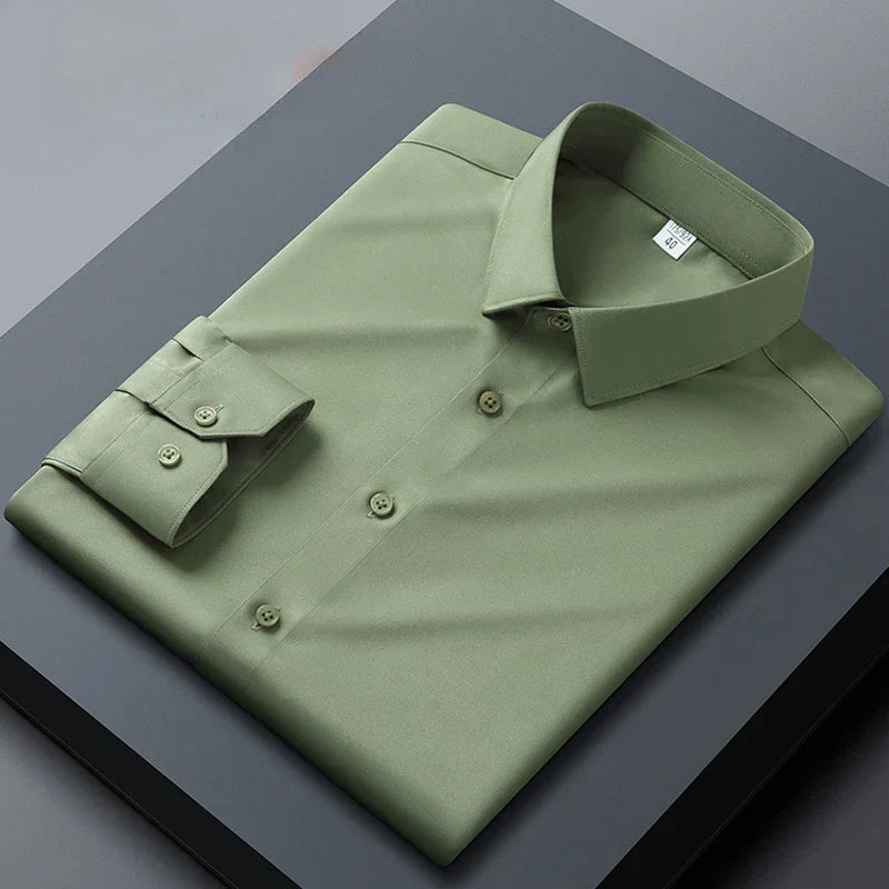 Santi™ | Camisa de manga larga sin arrugas