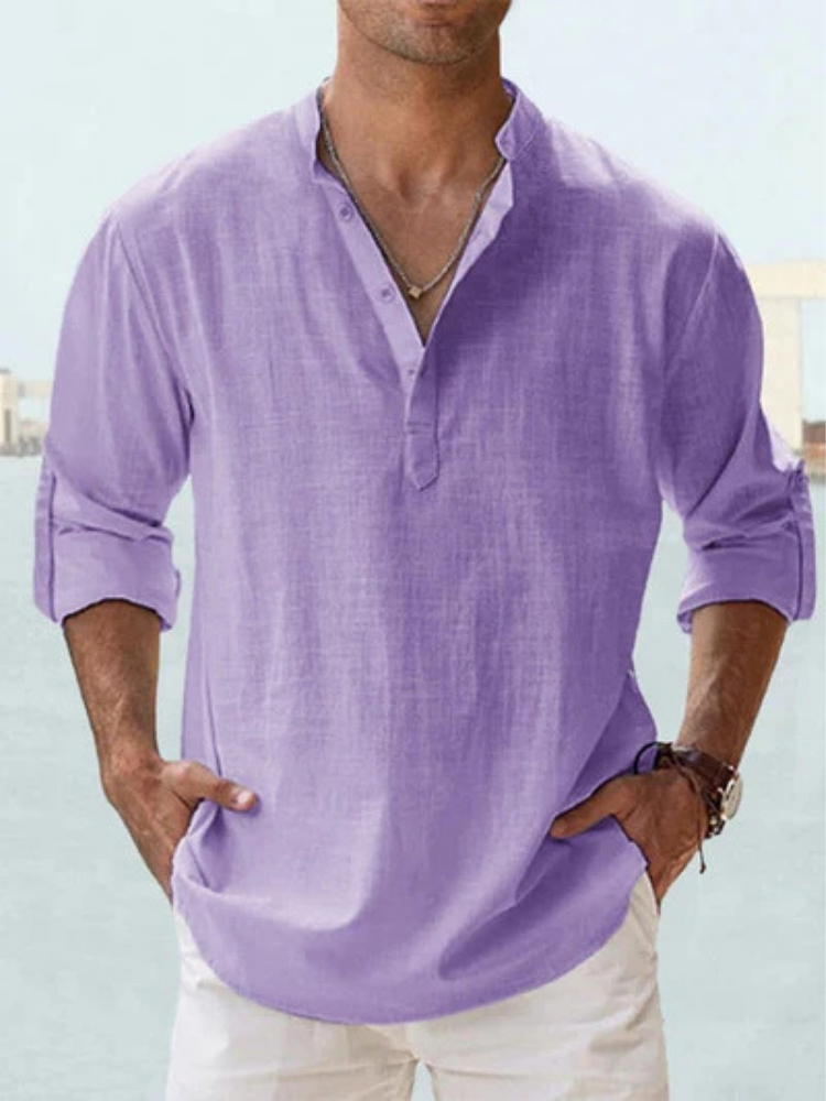Mateo™ | Camisa de Lino Fresca y Transpirable para Hombre