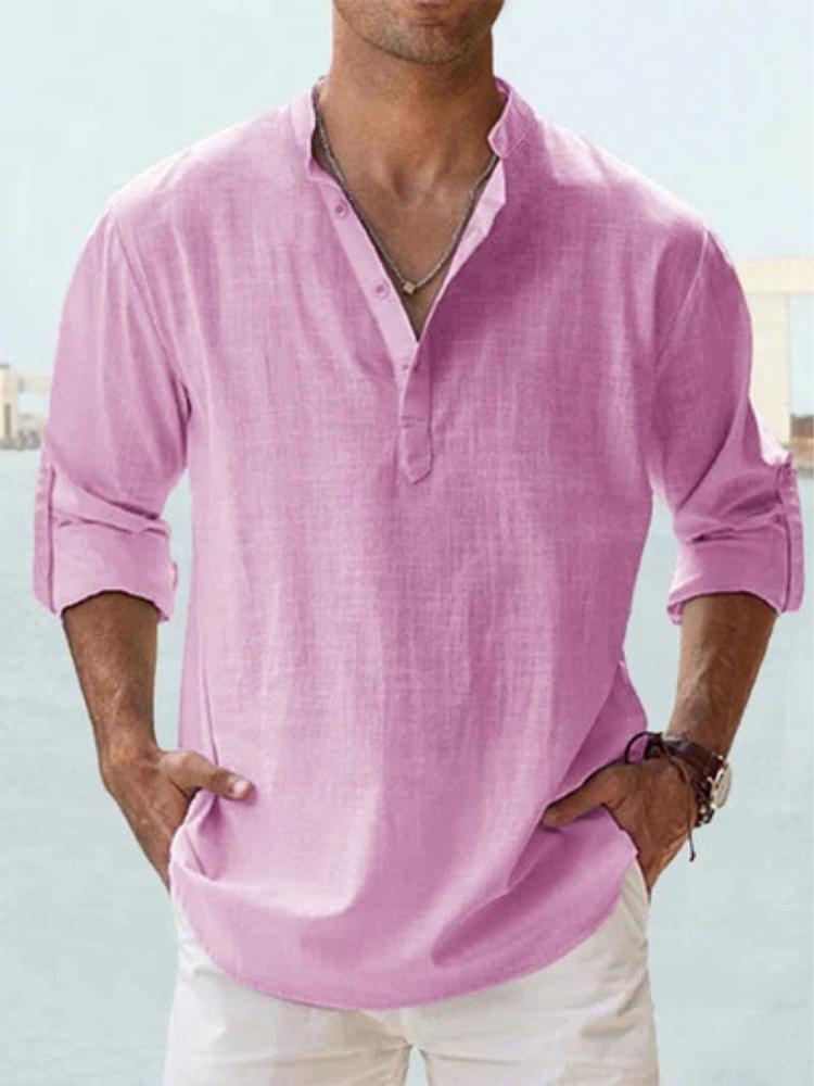 Mateo™ | Camisa de Lino Fresca y Transpirable para Hombre