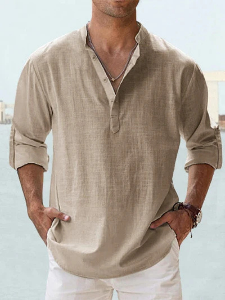 Mateo™ | Camisa de Lino Fresca y Transpirable para Hombre