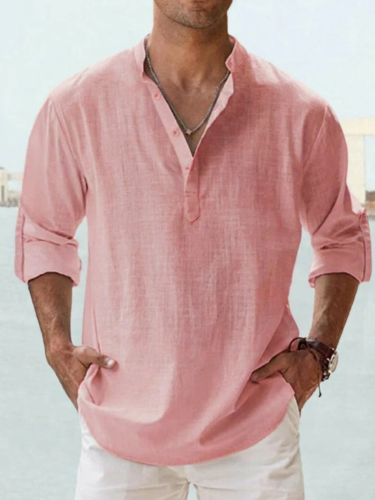 Mateo™ | Camisa de Lino Fresca y Transpirable para Hombre